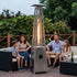 Quartz glass tube patio heater for outdoor evening gatherings