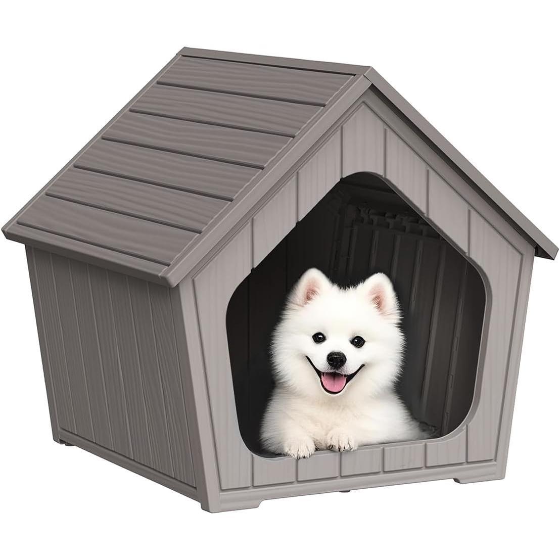 【Dealsforyourdays】Waterproof Outdoor Cat Shelter with Insulated Pad, Portable Foldable Cat Tent, Scratch-Resistant Oxford Fabric, Blue - 23.4x22.6x22.8 inches