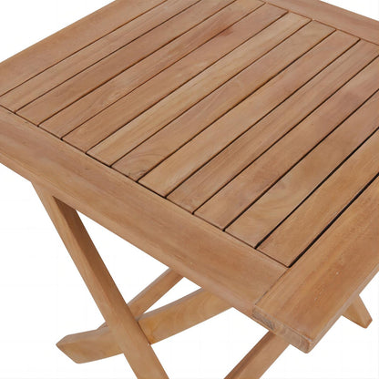 Yardgrace Wooden Side Table, Folding Portable Wood Small Table for Indoor & Outdoor Use, Compact Patio Side Tables or Outdoor End Tables for Balcony, Poolside, Garden, Picnic, Camping