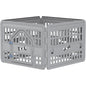 Yardgrace Dog Playpen & House Combo, Indoor Outdoor Waterproof Kennel with Elevated Floor & Ventilation, Sturdy Shelter for Small Medium Dogs, Easy Assembly (Gray, 33.5x33.5x23.8 Inches)