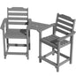Yardgrace Tall Adirondack Chair, HDPE Bar Height Indoor&Outdoor Chair, All Weather Resistant Adirondack Outdoor Bar Stools for Balcony, Porch Kitchen, Bistro, Poolside, Backyard