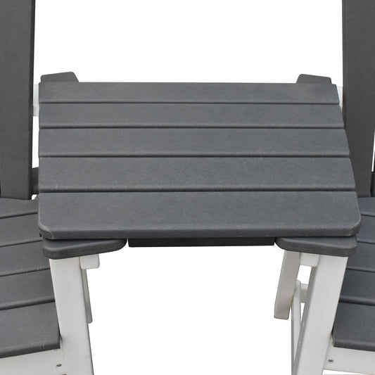 Yardgrace Outdoor Tall Adirondack Chair Connecting Plate Table, Arm Tray Table for Adirondack Chair, Removable Side Table