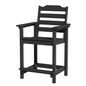 Yardgrace Tall Adirondack Chair, HDPE Bar Height Indoor&Outdoor Chair, All Weather Resistant Adirondack Outdoor Bar Stools for Balcony, Porch Kitchen, Bistro, Poolside, Backyard