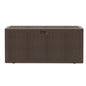 150 Gallon Pro Lockable Resin Deck Box, Waterproof Outdoor Storage Box for Patio Furniture, Garden Tools, Pool Accessories, UV-Resistant Outside Delivery, Brown