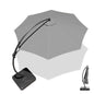 11 FT Deluxe Curved Cantilever Patio Umbrella